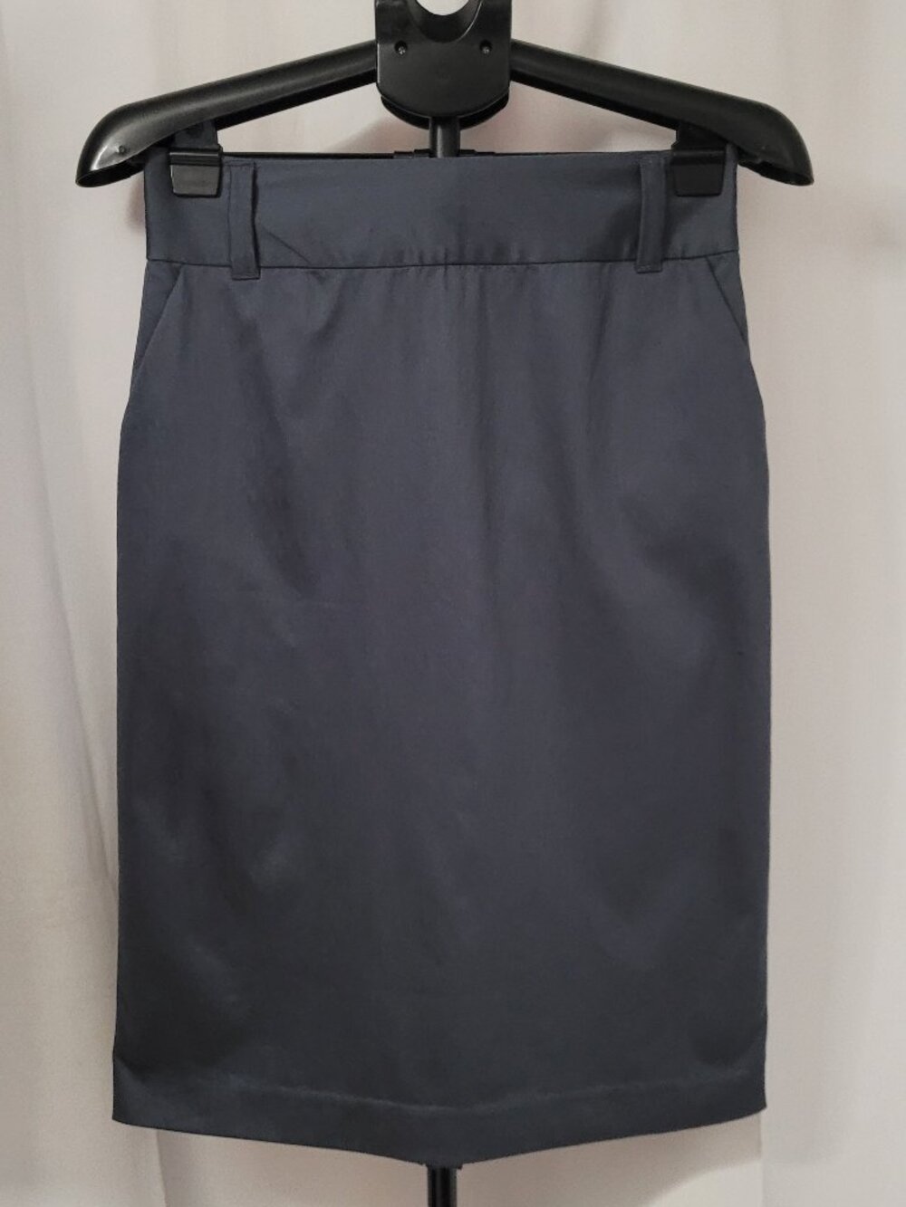 Banana Republic Charcoal Gray Tailored Pencil Skirt